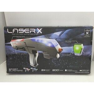 2 Player Laser X Sport Blaster 200ft Range  2 Blasters & Sensors. Open Box.